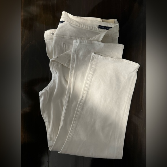 Citizens of Humanity Emerson Slim Boyfriend White Straight Leg Jeans Size 32 - Picture 8 of 9